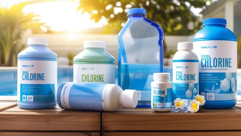 produtos de limpeza piscina